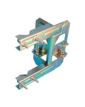 Cerclage simple à cliquet pour cheminée pour fixation antenne