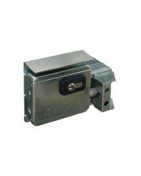 Serrure électrique pour portail coulissant en applique avec demi-cylindre - 12V V90CL