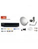 Kit complet TDT SAT pour la réception des chaines portugaises par satellite