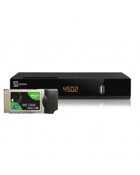 Pack Tivusat Decodeur Ts4502 S2 Ci+ Hd + We Cam Tivusat