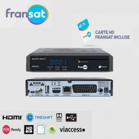 Récepteur Satellite Enregistreur Sirius 3 Hd Fransat + Carte Fransat