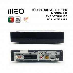 Récepteur Satellite HD MeoBox HD - Télévision Portugaise