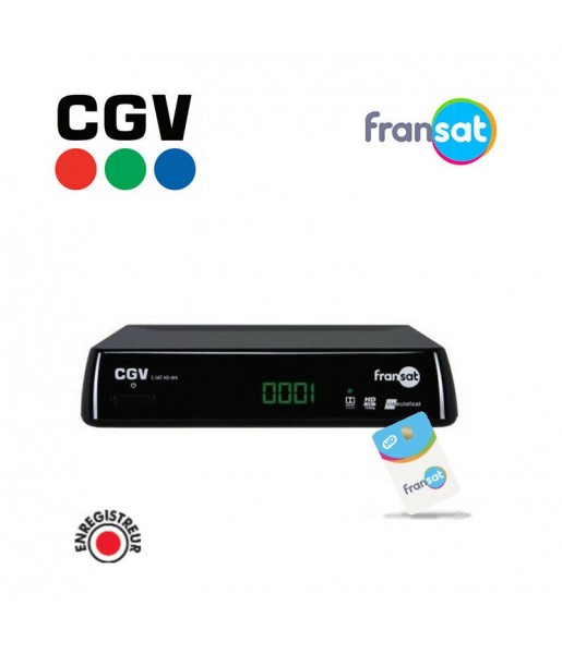 Récepteur Satellite Hd E-sat Hd-w4 (avec Carte Fransat)