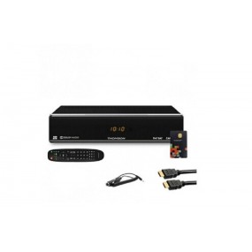 Thomson Récepteur Tv Satellite Hd + Carte Tntsat V6 + Câble Hdmi + Câble 12v