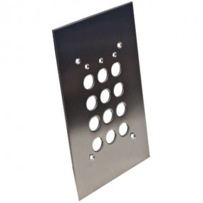 Plaque d’encastrement PEAB202 - Pour clavier à code - Plastron