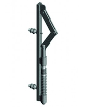 Bloqueur à tige pour portail à battants