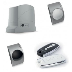 Kit de motorisation DYNAMOS24/2400 portail coulissant 400Kg, moteur 24V, avec photocellule - KING GATES