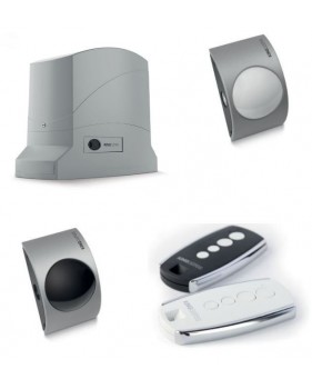 Kit de motorisation DYNAMOS24/2400 portail coulissant 400Kg, moteur 24V, avec photocellule - KING GATES