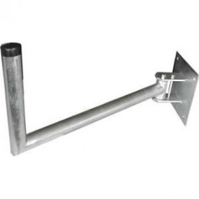 Bras coude en Acier Diamètre 48 mm Déport 70 cm Hauteur 30 cm