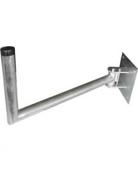 Bras coude en Acier Diamètre 48 mm Déport 70 cm Hauteur 30 cm