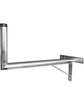 Bras coude en Acier Diamètre 48mm Déport 70 cm