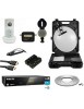 Kit Parabole Acier 35cm + Récepteur Fransat + Lnb Single + Câble Coaxial 10m + Pointeur