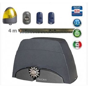 Ducati Slide 446 Ouvre-porte Coulissant Idéal Pour Portails Résidentiels Jusqu'à 400 Kg