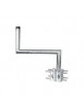 Fixation S a pince en Acier Diametre 43 mm pour balcon