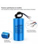 Condensateur de démarrage CBB60 18 UF 450V Pompe à eau pour puzzles à moteur démarrage 450ylique, pour machine à laver