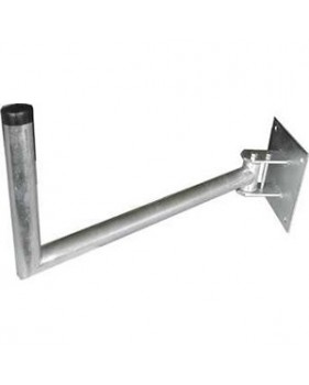 Bras coude en Acier Diamètre 43 mm - Déport 45 cm Hauteur 25cm