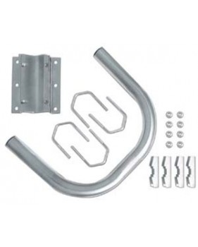 Kit de fixation mur et balcon pour antenne satellite et hertzienne - METRONIC