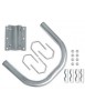 Kit de fixation mur et balcon pour antenne satellite et hertzienne - METRONIC