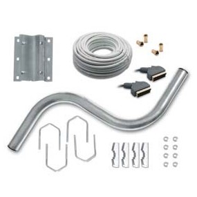 Kit de fixation pour antenne satellite et hertzienne - METRONIC