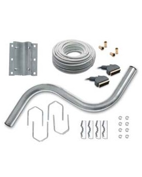 Kit de fixation pour antenne satellite et hertzienne - METRONIC