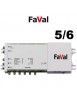 Multiswitch 5/6 NT Faval ou Golden interstar - 5 entrées / 6 sorties