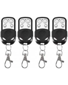 Télécommande 4pcs Universal Clonage Sans Fil Fob Clé Pour Porte De Garage 433mhz