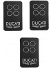 Ducati 6208 Lot De 3 Émetteurs Portatifs À 4 Boutons Avec Télécommande 433,92 Mhz