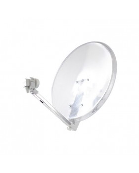 Antenne satellite – Sedea 60 EASY - Parabole Transparente 65 CM + LNB Universel - Gain 34,6 dB, Facteur de bruit 0,3 dB