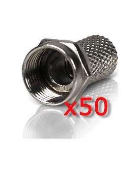 Fiche F - 7 mm sans joint torique - colisage 50 pièces