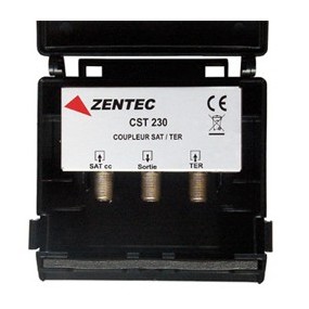 Coupleur de Mât Blindé TV/SAT Extèrieur Filtré