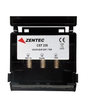 Coupleur de Mât Blindé TV/SAT Extèrieur Filtré