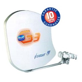 Parabole Multisatellite Visiosat BISAT G3A avec 3 LNB