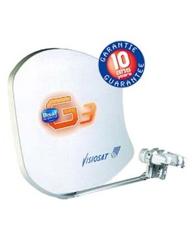 Parabole Multisatellite Visiosat BISAT G3A avec 3 LNB