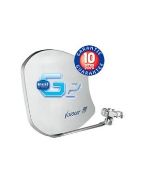 Parabole Multisatellite Visiosat BISAT G2 avec 2 LNB