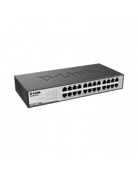 Switch Ethernet 24 ports 10 / 100Mbps - D-Link DES-1024D - Métallique & Rackable, jusqu'à 200 Mbps par port