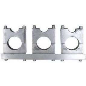 Support universel en aluminium 23/40mm pour 3 LNB