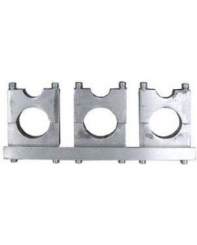Support universel en aluminium 23/40mm pour 3 LNB