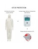 PACK Compteur Geiger, Détecteur de Radioactivité Nucléaire RADEX RD1503 + Combinaison protection 3M 4545 + Masque FFP3