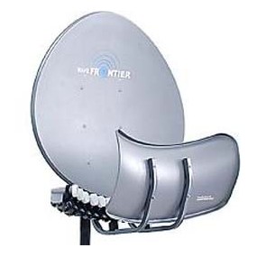 Parabole Multisatellites Acier - 5 LNB - 16 satellites - WAVE FRONTIER TOROIDAL T90