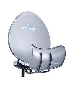 Parabole Multisatellites Acier - 5 LNB - 16 satellites - WAVE FRONTIER TOROIDAL T90