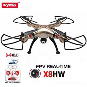 Drone Quadcopter Syma X8HW FPV Wifi avec caméra HD 720p Altimètre - Compatible smartphone - Distance jusquà 50 mètres