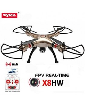 Drone Quadcopter Syma X8HW FPV Wifi avec caméra HD 720p Altimètre - Compatible smartphone - Distance jusquà 50 mètres