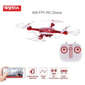 Drone Quadcopter Syma X5UW avec application smartphone- Caméra FPV HD 720p - 2 modes de vitesses- Distance jusquà 30 mètres