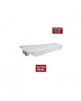 TONNA Antenne TNT Gain Très élevé 42dB Camping car Caravane