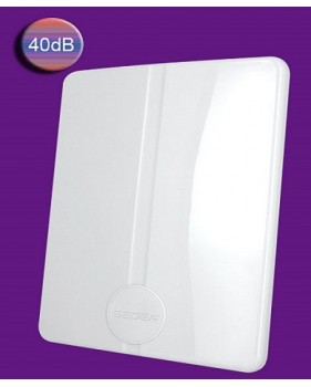 Antenne Extérieure 40dB Uhf Amplifiée Flag Tv Hd | 21-48 | Lte 700