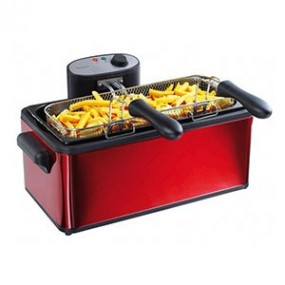 Maxi friteuse 6L Rouge - DOMOCLIP DOC149