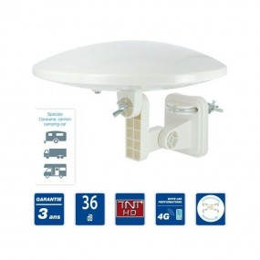 Antenne Tnt Hd Radio Television Tv Camping Car Caravane Bateau Etanche Exterieur