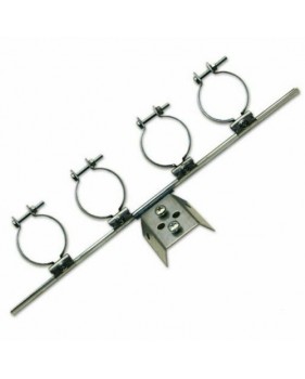 Support d'alimentation multiple 4 voie Universel pour 4 LNB Antenne Satellite 3° Megasat en Acier