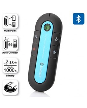 Kit mains-libres Bluetooth 3.0 pour voiture -16h communication - Multipoint