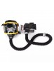 Masque électrique de protection, Système de respirateur à masque à gaz intégral alimenté en air à débit constant électrique, Fou